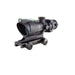 trijicon acog 4x32 combat rifle scope - left front angle view