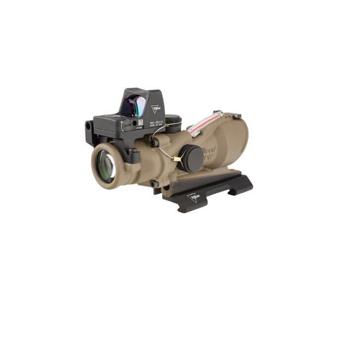  trijicon acog 4x32 combat scope - right back angle view 
