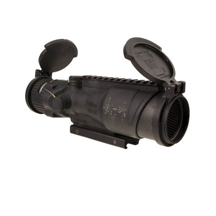 trijicon acog m240 machine gun optic 6x48 - right front angle view