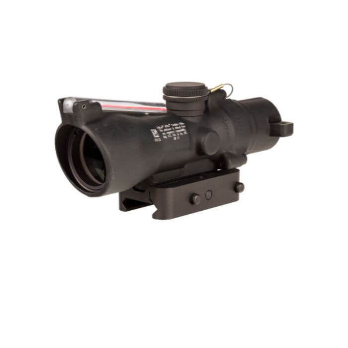 trijicon acog ta50 compact tactical scope - left front angle view