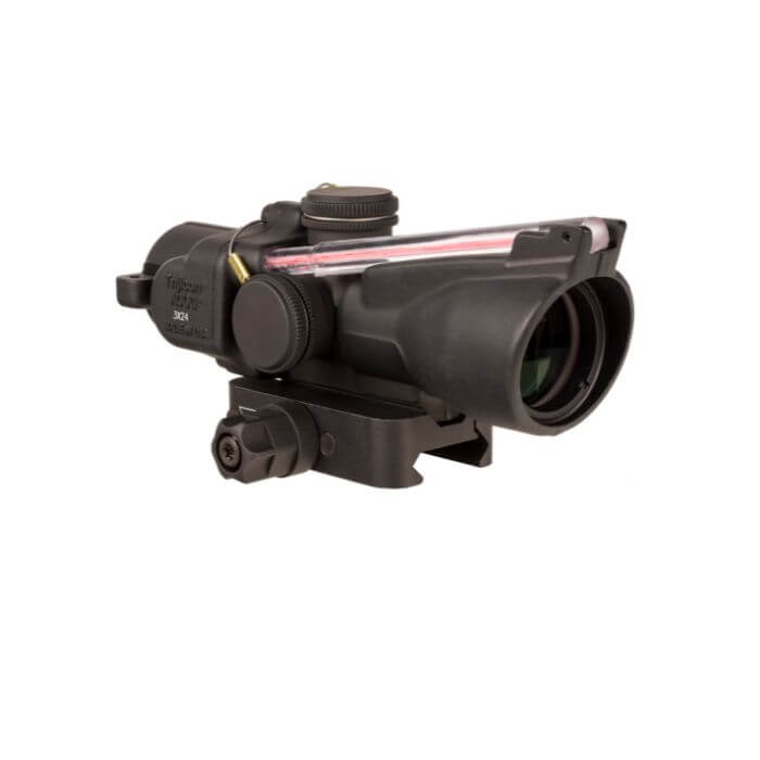trijicon acog ta50 compact tactical scope - right front angle view