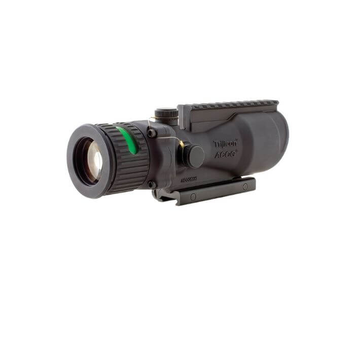 trijicon acog ta648-308 green reticle right back angle view