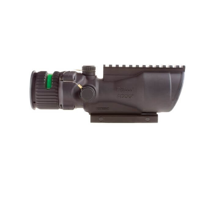 trijicon acog ta648-308 green reticle right view