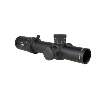trijicon credo hx mid range rifle scope 1-10x28 - left back angle view