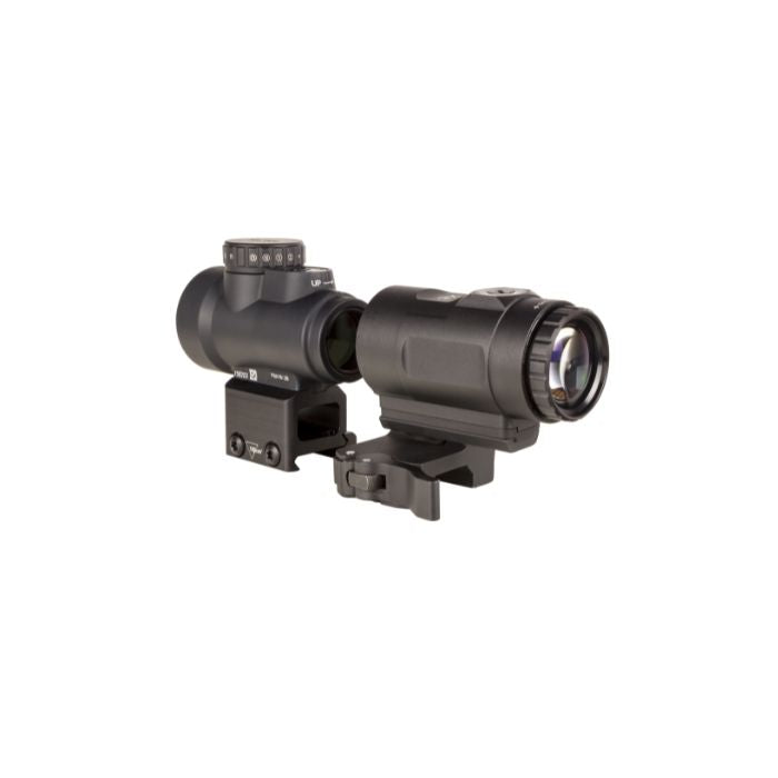 trijicon mro hd red dot magnifier - right front angle view