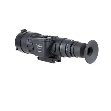 trijicon reap ir thermal rifle scope - left back angle view with eye cone