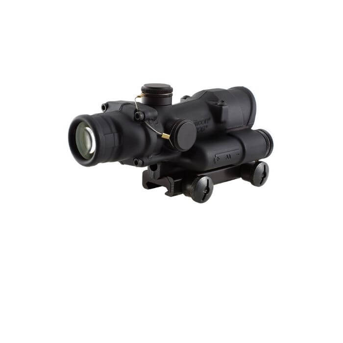 trijicon acog ta02 led scope - 4x32 right back angle view