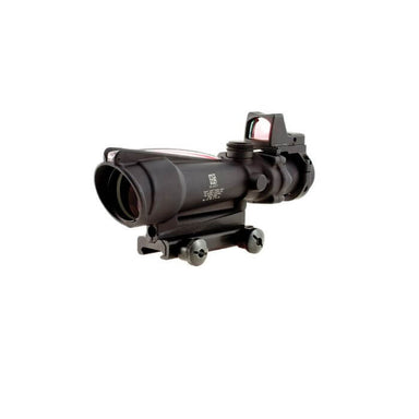 trijicon acog ta11-d 3.5x35 tactical rifle scope - left front angle view