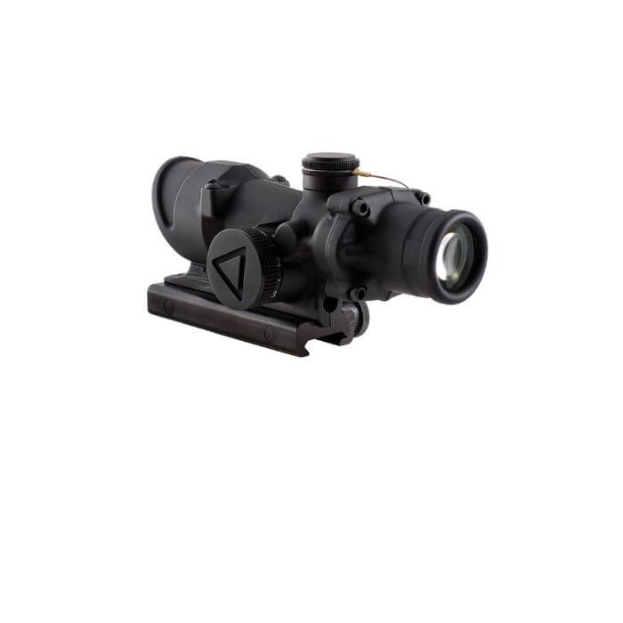 trijicon acog ta110 tactical scope - left back angle view