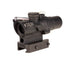 trijicon ta44 acog tactical scope left front angle view with red fiber