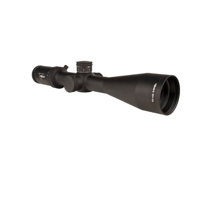 trijicon tenmile long range rifle scope 5-25X50-right front angle