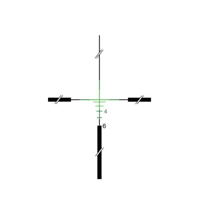 trijicon tactical rifle scope - green 223 crosshair reticle