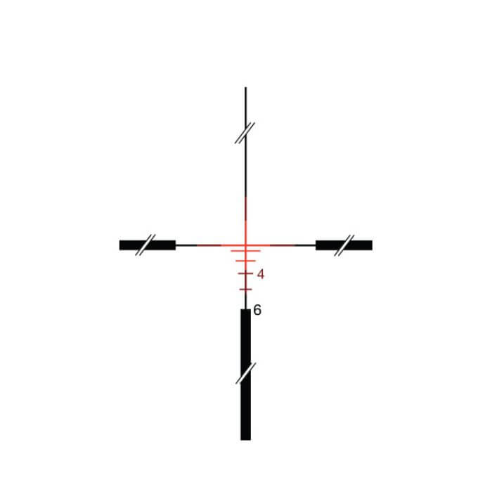 trijicon tactical rifle scope - red 223 crosshair reticle