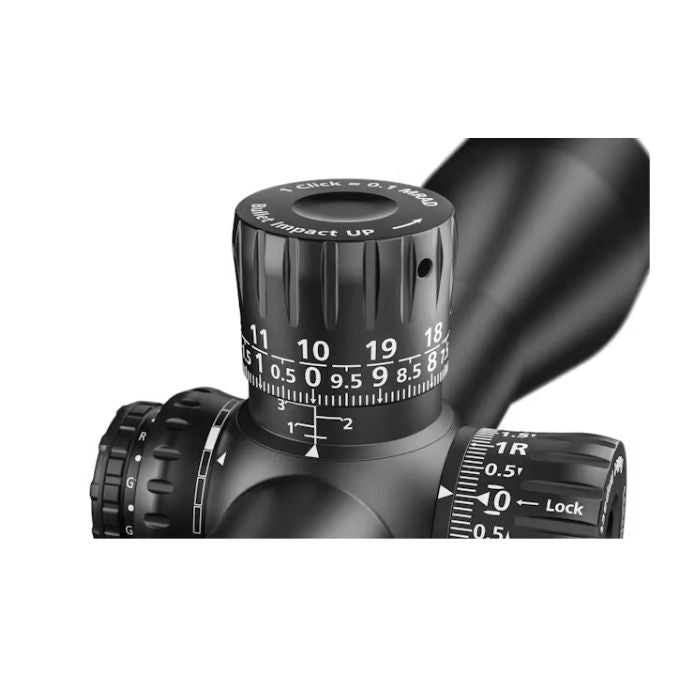zeiss precision riflescope - turret closeup view
